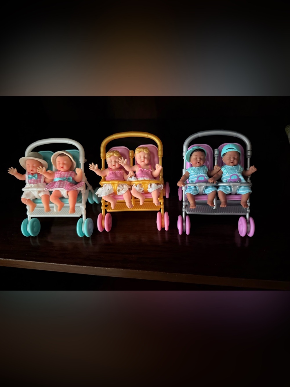 3 sets of hard to find Zuru my mini baby series 2 twins  all NWT  unopened